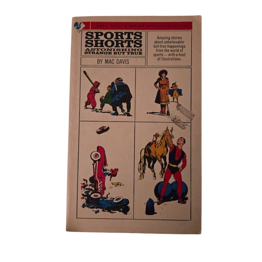 Sports shorts astonishing strange but true by Mac Davis - bantam books